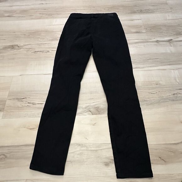 PAIGE Women 25 Jeans Verdugo Ankle Stretch Denim Pants Slim Black - Picture 2 of 10